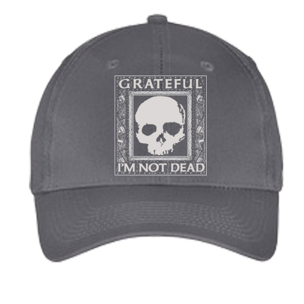Grateful I'm Not Dead Hat - Gray - Click Image to Close